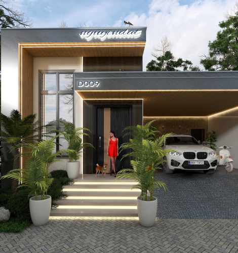 Nhà cấp 4 hien dai